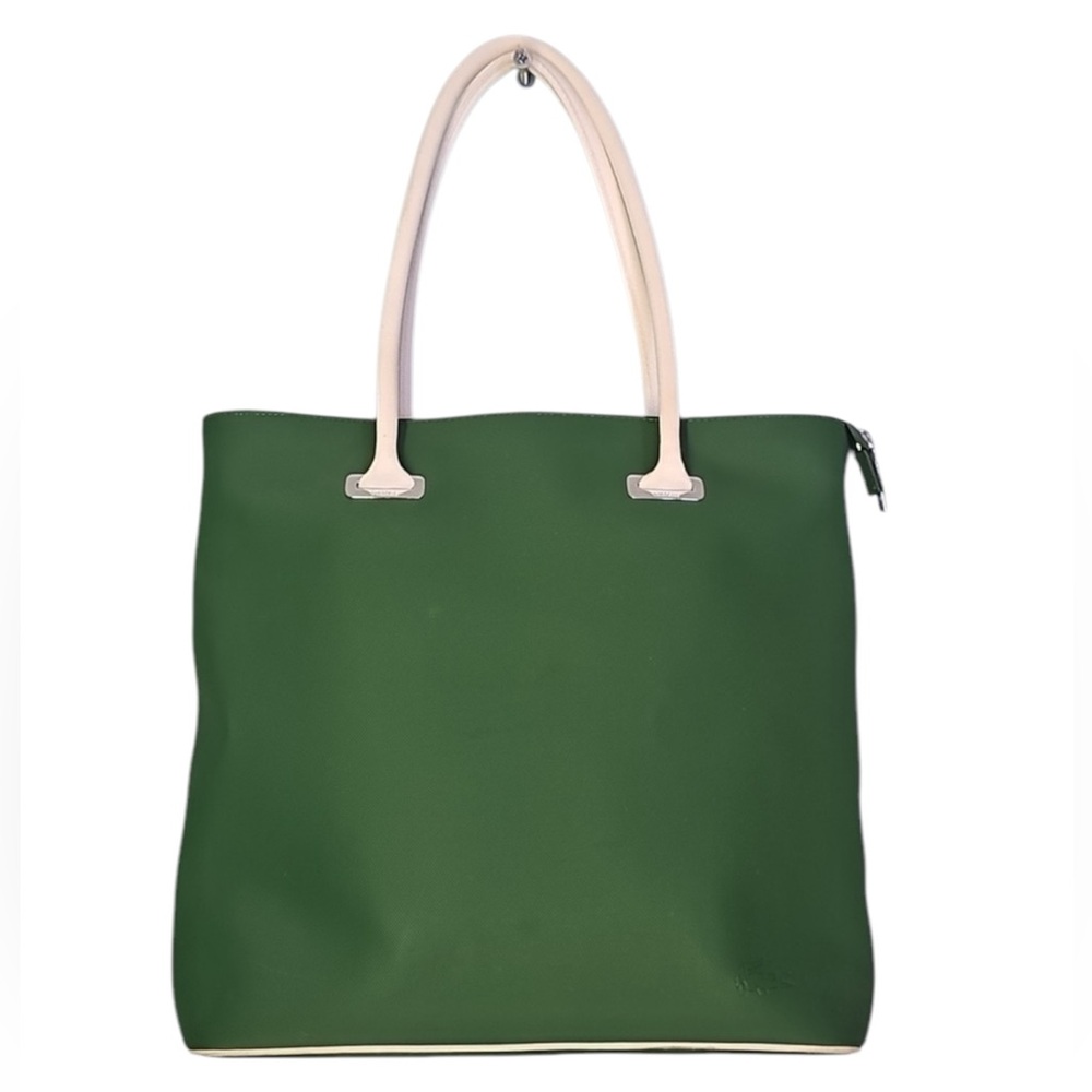 💚 Lacoste PVC Shopper Tote Bag with dust bag